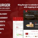King burger restaurant food ordering website with ingredients in laravel .jpg