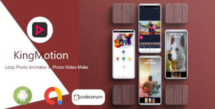 Kingmotion photo animator photo video maker with admob codermarket.png