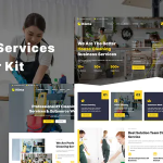 Klinta cleaning services elementor template kit codermarket.png