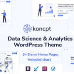 Koncpt data science analytics wordpress theme codermarket.png
