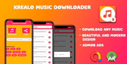 Krealo music downloader 2021 android source code codermarket.png