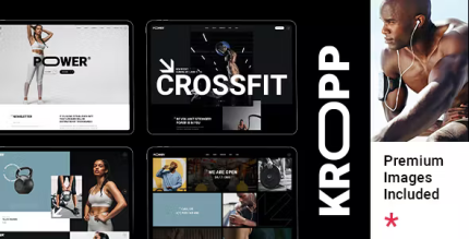 Kropp fitness and gym theme codermarket.png