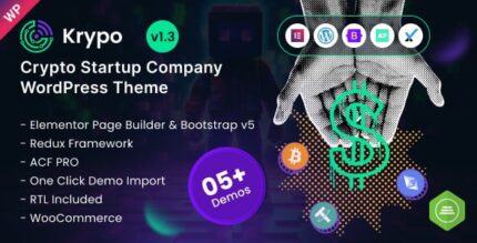 Krypo crypto blockchain startup elementor wordpress theme codermarket.jpg