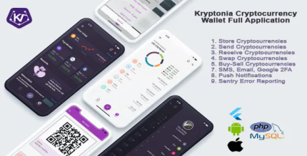 Kryptonia cryptocurrency wallet app codermarket.png
