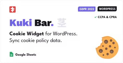 Kuki bar cookie widget for wordpress codermarket.png