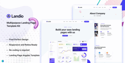 Landio multipurpose elementor template kit codermarket.png