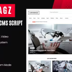 Laramagz laravel news blog cms script codermarket.png