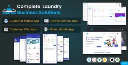 Laundry boss complete laundry solution mobile app with web admin panel .jpeg