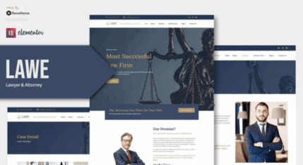 Lawe lawyer attorney elementor template kit codermarket.png