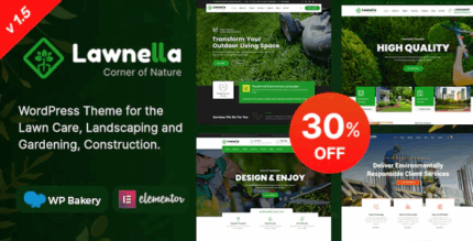 Lawnella gardening landscaping wordpress theme codermarket.png
