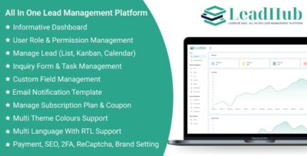 Leadhub saas all in one lead management platform codermarket.jpg