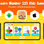 Learn number 123 kids game flutter android ios app codermarket.png
