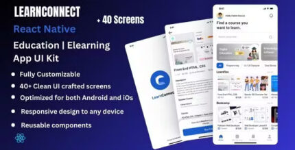 Learnconnect react native education elearning app template codermarket.jpg