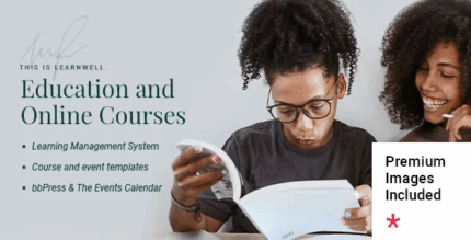 Learnwell education and online courses theme codermarket.png