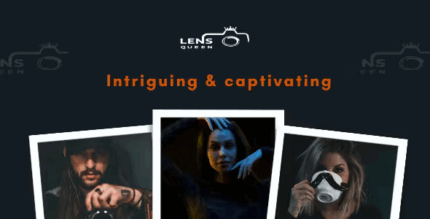 Lensqueen photographers portfolio booking and digital content selling.png