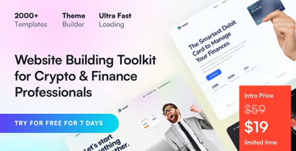 Level financial technology crypto wordpress theme codermarket.png