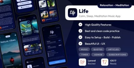 Life sleep sounds meditation sounds relax music app ios swift.jpeg
