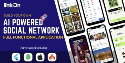 Linkon ai powered social network platform app codermarket.jpeg