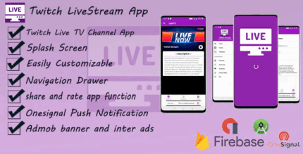 Live tv streaming app for twitch codermarket.png
