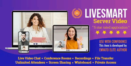 Livesmart server video online conference and streaming live ai codermarket.png
