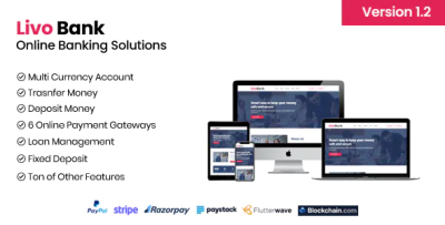 Livo bank online banking system codermarket.png