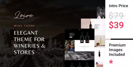 Loire winery and wine store theme codermarket.png
