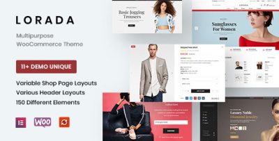 Lorada responsive elementor ecommerce theme codermarket.jpg