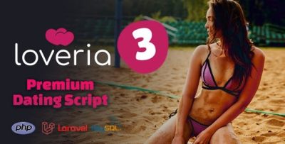 Loveria premium dating script software admin panel extended license .jpeg