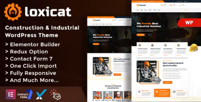 Loxicat construction industrial wordpress theme codermarket.png