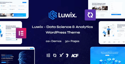 Luwix data science analytics wordpress theme codermarket.png
