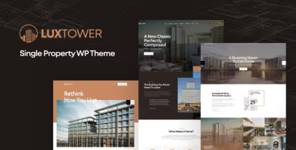 Luxtower single property wordpress theme codermarket.png