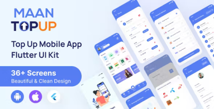 Maan mobile topup ui kit codermarket.png