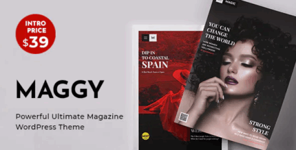 Maggy magazine style wordpress theme codermarket.png