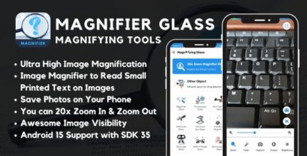 Magnifier glass magnifying flash with admob ads android codermarket.jpg