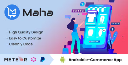 Maha android native single vendor app codermarket.png