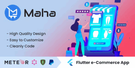 Maha ecommerce flutter app codermarket.png