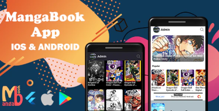 Mangabook flutter manga app with admin panel codermarket.png