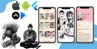 Mangahube a cross platform app built with flutter utilizing web scraping .png