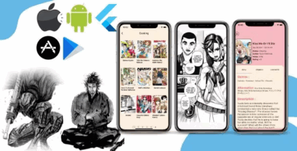 Mangahube a cross platform app built with flutter utilizing web scraping .png