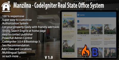 Manzilna codeigniter real estate system codermarket.jpg