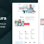 Mashura personal wordpress theme codermarket.png