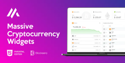 Massive cryptocurrency widgets php html edition codermarket.png