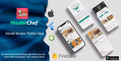 Masterchef social recipe flutter app with firebase codermarket.png