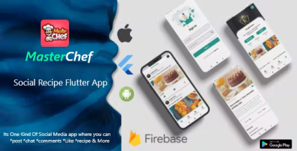 Masterchef social recipe flutter app with firebase codermarket.png