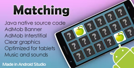 Matching game with admob and leaderboard codermarket.png