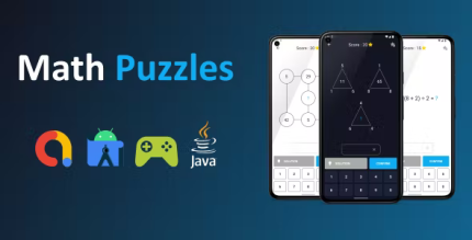 Math puzzles game android studio admob leaderboard codermarket.png