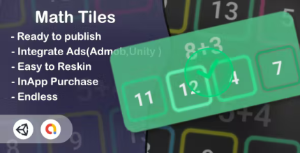 Math tiles unity game admob ios android codermarket.png