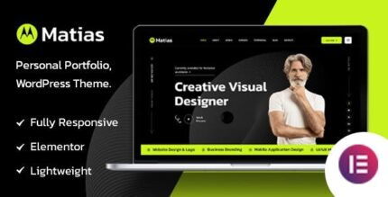 Matias dark personal portfolio elementor wordpress theme codermarket.jpg