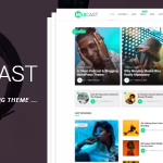 Maxcast a wordpress podcasting blogging theme codermarket.png