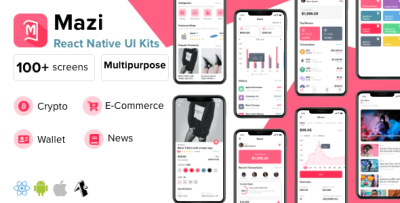 Mazi mobile react native ui kit elements codermarket.png